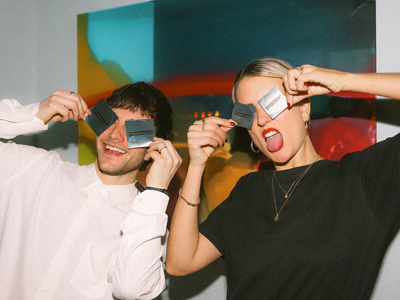 Barberwho Amy and Jake in the Barber Shop